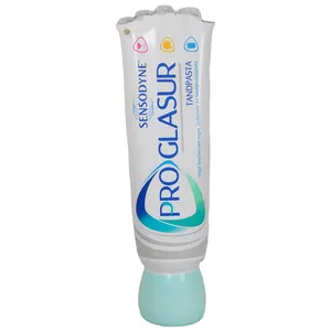 Pasta de dientes inflable para publicidad, modelo de Pvc para promoción