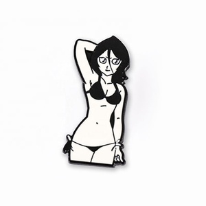 เข็มกลัดการ์ตูนญี่ปุ่นสาวสวยเซ็กซี่  งานสั่งทำ  ลายอนิเมะ  ตลกๆ  แบบเคลือบ  พร้อมส่ง - Product Image 2