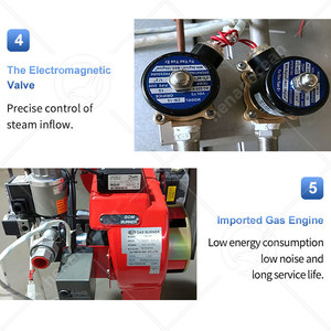 OCEAN Four de boulangerie professionnel industriel à biscuits à gaz à grand support rotatif pour la cuisson du pain - Product Image 4