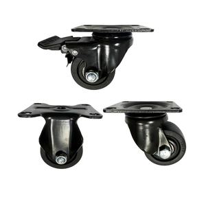 Omni direktion ale Rolle mit niedrigem Schwerpunkt 3-Zoll-Hochlastlager Verschleiß feste <span class=keywords><strong>Nylon</strong></span> rad ausrüstung Tragbares Rad - Product Image 4