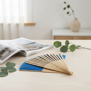 <span class=keywords><strong>Abanicos</strong></span> de Mano Elegantes y Portátiles de Tela de Bambú y Seda <span class=keywords><strong>para</strong></span> Regalos de Boda y Fiestas - Product Image 4