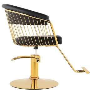 Fauteuil de Salon de Coiffure Noir Luxueux pour Femmes, Fauteuil Coiffant Élévateur pour Salon de Beauté - Product Image 2