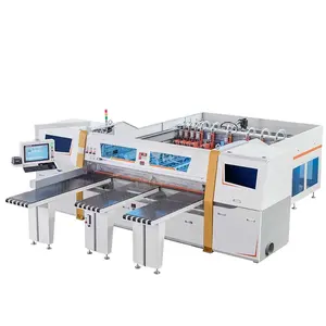 Double Beam Cnc Panel Saw Wood Working Cnc Beam Saw Machines Tools Automatic Feeding Electric Beam Saw