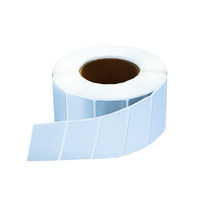 Etiquetas de PET Plateadas Mate, Resistentes a Desgarros, Altas Temperaturas, Agua y Aceite, Autoadhesivas para Códigos de Barras