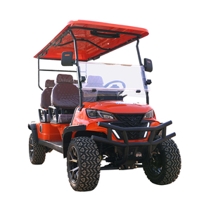 Voiturette de <span class=keywords><strong>golf</strong></span> électrique 4 places en gros, nouveau design, batterie au lithium, intérieur de luxe - Product Image 2