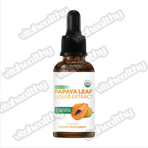 Vitahealthy OEM/ODM özel etiket fabrika kaynağı <span class=keywords><strong>Papaya</strong></span> yaprak özü sıvı destek vücut savunma sistemi ve sindirim yardım - Product Image 1