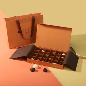 定制无涂层艺术纸袋品牌咖啡巧克力食品包装纸袋