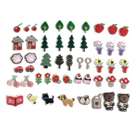 Gilian – Patchs thermocollants en fibre brodés style coréen, motif petite maison dans les arbres et fleurs, pour vêtements d'enfants, accessoires, sacs et chapeaux
