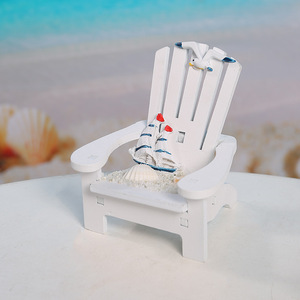 Support de téléphone pour chaise de plage Master Gu Mini, ornement décoratif blanc pour la maison, la chambre des enfants, accessoire de photographie - Product Image 3