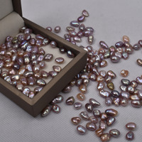 5-8mm non percé irrégulier d'eau douce naturel rose violet perles en vrac bon lustre perle sans trou pour la fabrication de bijoux à bricoler soi-même