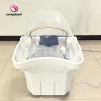 Réservoir d'eau portable Yongshuai de 60 L, lavabos pour shampooing, mobilier de salon, hauteur réglable, lavabo pour laver les cheveux, évier pour salons de beauté