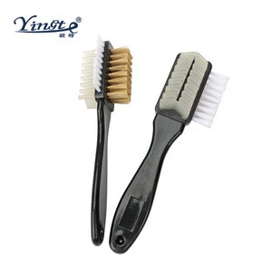 Yinste Multi Functional <b>Shoe</b> Brush Nylon Bristle Three Sided Cleaning Tool For Boots And <b>Shoes</b> - Product Image 2