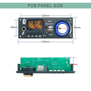 Mô-đun loa Bluetooth 12V, máy nghe nhạc MP3, bảng giải mã âm thanh, chức năng gọi điện và ghi âm với micro - Product Image 2