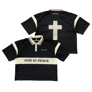 Camiseta de fútbol de alta calidad diseño Retro personalizado bordado Logo impresión secado rápido transpirable camisetas de fútbol - Product Image 2