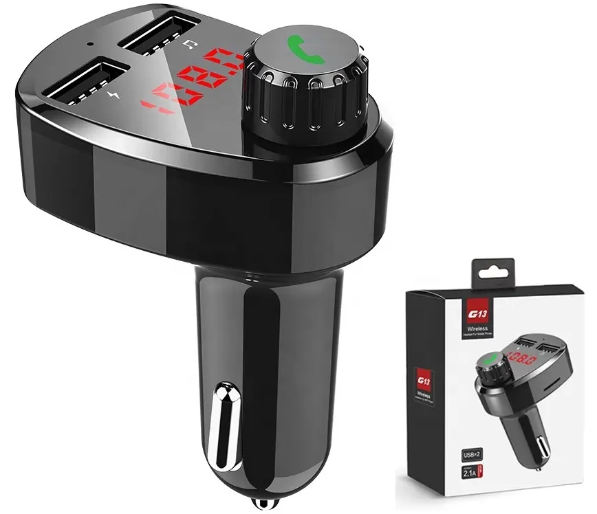 BT 5.1 3.1A kép USB sạc nhanh tay miễn phí xe MP3 máy nghe nhạc âm thanh không dây Bluetooth FM Transmitter FM modulator cho xe hơi