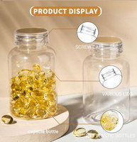 100ml Usine Vente Transparent Pharmaceutica Capsule Bouteille Emballage Pilules Bouteilles Avec Bouchon De Sécurité Pour Enfant Pot À Preuve Enfant