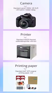 Gelişmiş estetik metalik el düğün fotoğrafçılığı HD zarif Foto 3D Photobooth sihirli ayna fotoğraf kabini - Product Image 5