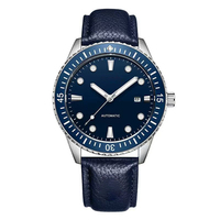 Reloj de Hombre con Bisel de Cerámica y Acero Inoxidable OEM, Reloj de Buceo Mecánico Automático de Lujo Luminoso para Hombre