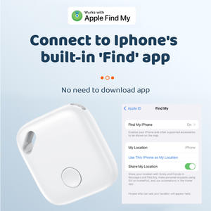 Airtag MFi Certified Item <span class=keywords><strong>Locator</strong></span> Pet Anti Lost Alarm BT iTag Smart Find My Air Tag Key Finder Mini <span class=keywords><strong>GPS</strong></span> Tracker pour iOS - Product Image 5