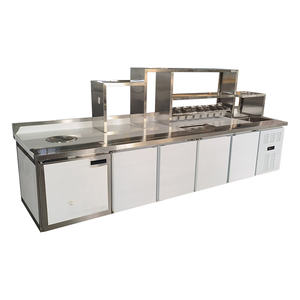 Équipement pour Bubble Tea, comptoir à lait, table de travail pour Bubble Tea avec réfrigérateur - Product Image 3