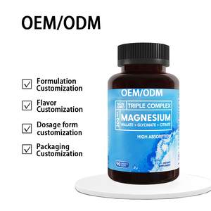 แคปซูลแมกนีเซียมแบบสามชนิด OEM ODM ดูดซึมสูง สำหรับการผ่อนคลายกล้ามเนื้อ การฟื้นฟูหลังออกกำลังกาย และการช่วยให้นอนหลับ - Product Image 5