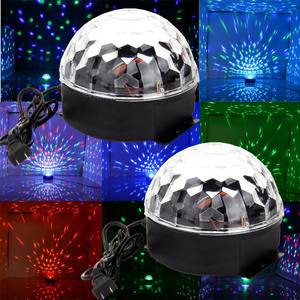 Control remoto de sonido 6*1W RGBYWP LED Crystal Magical Ball Lights Party Disco Lights - Product Image 6
