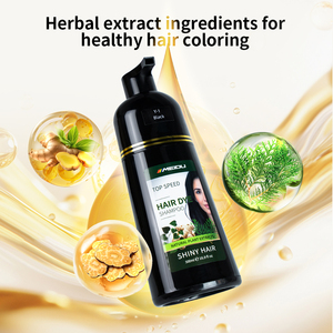 Shampoo colorant noir 3 en 1 pour cheveux gris, coloration permanente, MEIDU, shampooing colorant noir naturel à base de plantes pour cheveux blancs, vente en gros - Product Image 2