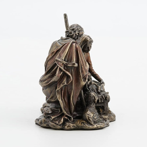Decoración del hogar, estatuas de figuras humanas de bronce, moldes para Estatua de la <span class=keywords><strong>Sagrada</strong></span> <span class=keywords><strong>Familia</strong></span>, conjunto de Natividad, escultura de figura de Navidad - Product Image 5
