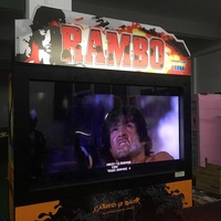 Machine de jeu de tir "55 LCD Rambo Simulator Shooting Machine" Machine d'arcade électronique analogique