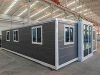 Villa pliable et extensible de 30 pieds, style conteneur, étanche, de haute qualité, accessible, pour grand-mère, avec salon de supermarché