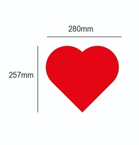 Nhãn xóa khô có thể ghi hình trái tim cho bảng thông báo trường học hoặc dự án nghệ thuật trẻ em dán trang trí - Product Image 5