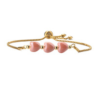 Bracelet Coeur Minimaliste Tendance en Coquillage et Pierre Naturelle pour Femme – Design Exquis, Cadeau Idéal pour Amies, Vente en Gros