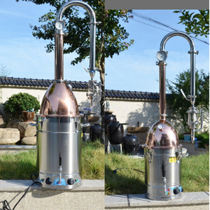 20l CV20 extracteur d'hydrosol en cuivre pur, distillateur d'hydrosol <span class=keywords><strong>maison</strong></span>, extracteur d'huile essentielle domestique - Product Image 5