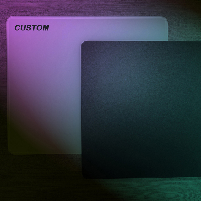 High-Speed Smooth Tempered Glass Mouse Pad Waterproof Hard Scratch Proof Smooth Surface Tempered Glass Mouse Pad for Gaming