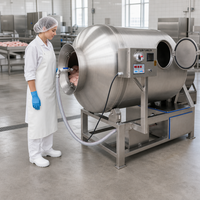 Machine à mariner sous vide commerciale pour la volaille et les fruits de mer dans une ligne de production d'usine de transformation d'aliments congelés