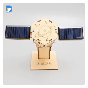 Set di satelliti solari <span class=keywords><strong>in</strong></span> <span class=keywords><strong>legno</strong></span> artificiali devono entrare! Per il viaggio di educazione scientifica e ingegneristica dei bambini - Product Image 4