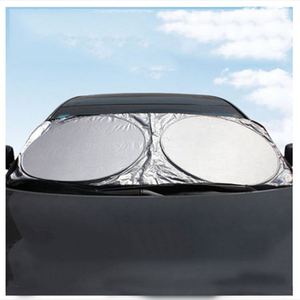 Wholesale Custom Logo Foldable Front Windshield Polyester UV Bubble Car Sunshades - Product Image 6
