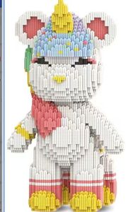 Figuras Mágicas de Plástico de 32 CM, <span class=keywords><strong>Mini</strong></span> Bloques de Construcción, Modelo Bearbrick, Venta al por Mayor, Decoración del Hogar, Oso de Anime, Juego de Regalo de Bloques de Construcción Grandes - Product Image 5