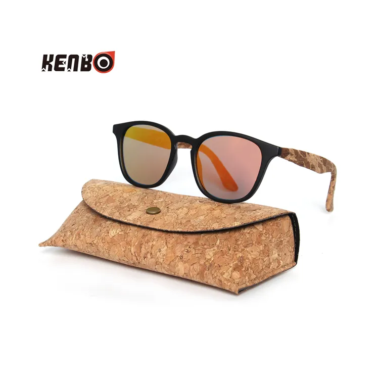 Kenbo Eyewear Hot Selling Handmade Square Holz polarisierte Sonnenbrille mit Fall Mode Custom Logo Holzmaserung Sonnenbrille Bambus