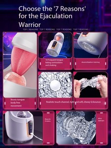<span class=keywords><strong>Best</strong></span>-seller completamente automatico leccare la lingua aereo tazza intelligente per alleviare lo Stress della masturbazione della tazza per adulti - Product Image 4