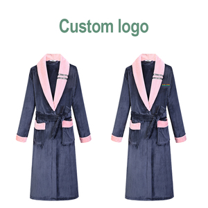 Vente en gros de Robes de bain pour Couple, vêtements de nuit d'hôtel en coton pour hommes et femmes - Product Image 3