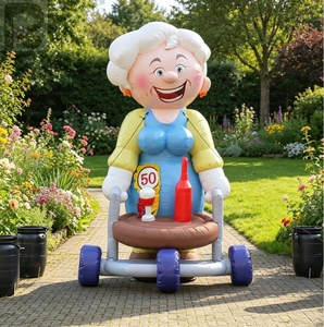 <span class=keywords><strong>Ballon</strong></span> publicitaire géant gonflable de 3 m Sarah Rollator Holland pour carnaval et célébrations publiques - Product Image 4