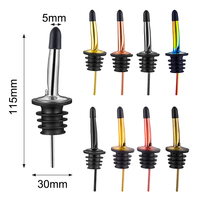 Dispensador de Licor de Acero Inoxidable 304 con Color Personalizado OEM, Vertedor Rápido para Botellas de Vino con Funda Antipolvo para Bares de Hotel