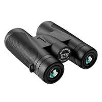 10X42 High-Definition Large Eyepiece Binoculars Bak4 Prism 2.6-4.6 Field View Uncoated Lenses for Bird Watching Night Vision