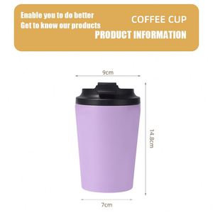แก้วน้ำเก็บความร้อนสั่งทำพร้อมโลโก้ ขนาดเล็ก 12 ออนซ์ แก้วกาแฟสแตนเลส แก้วน้ำกีฬาพร้อมขีดบอกปริมาณ - Product Image 4