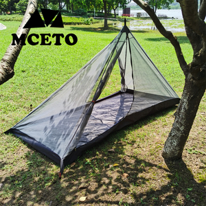 <span class=keywords><strong>Moustiquaire</strong></span> portable, tente de poêle à chaud <span class=keywords><strong>Tipi</strong></span>, 270cm, filet à mailles intérieure, pour 2 personnes, équipement de pêche, de randonnée, d'extérieur - Product Image 2