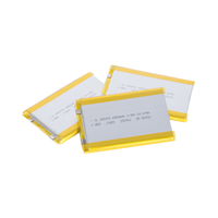 WES 655478 Batterie au lithium-ion rechargeable 3,8 V 4850 mAh avec pochette, conception unique, grande capacité, fonctionnement à -20~45°C