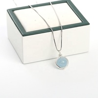 Colliers en argent 925 avec pendentif en agate multicolore et cristal de quartz, bijoux pour femmes, cadeaux d'anniversaire