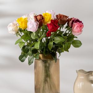 ดอกกุหลาบเคทประดิษฐ์ ทำด้วยมือ เป็นมิตรกับสิ่งแวดล้อม สัมผัสเหมือนจริง ทนทาน สวยงาม ทันสมัย เรียบง่าย ดอกกุหลาบออสเตน แจกันตกแต่งบ้าน ของขวัญวันแม่ - Product Image 4