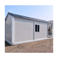 Maison modulaire portable à assemblage rapide de 20 pieds pour bureau de chantier et hébergement de projet